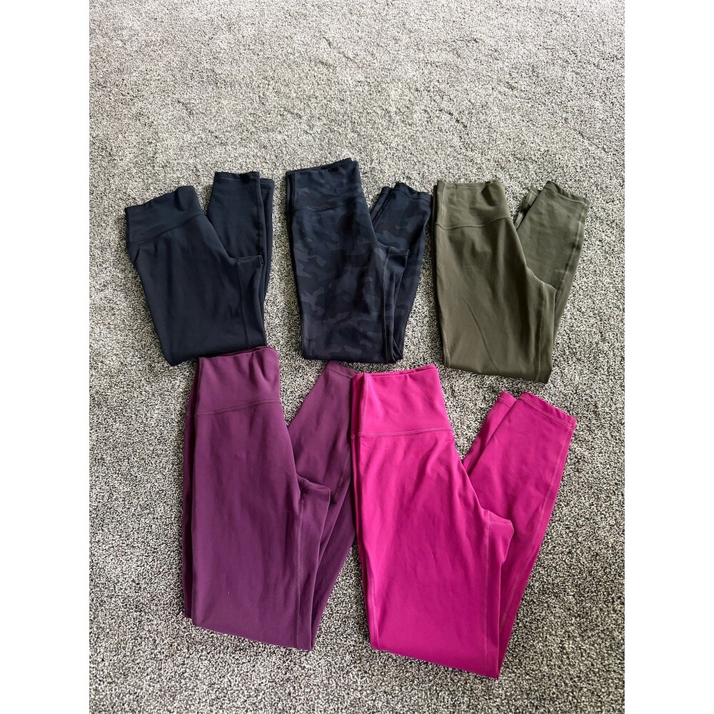 CRZ yoga high waisted Leggings Lot of 5 Womens S